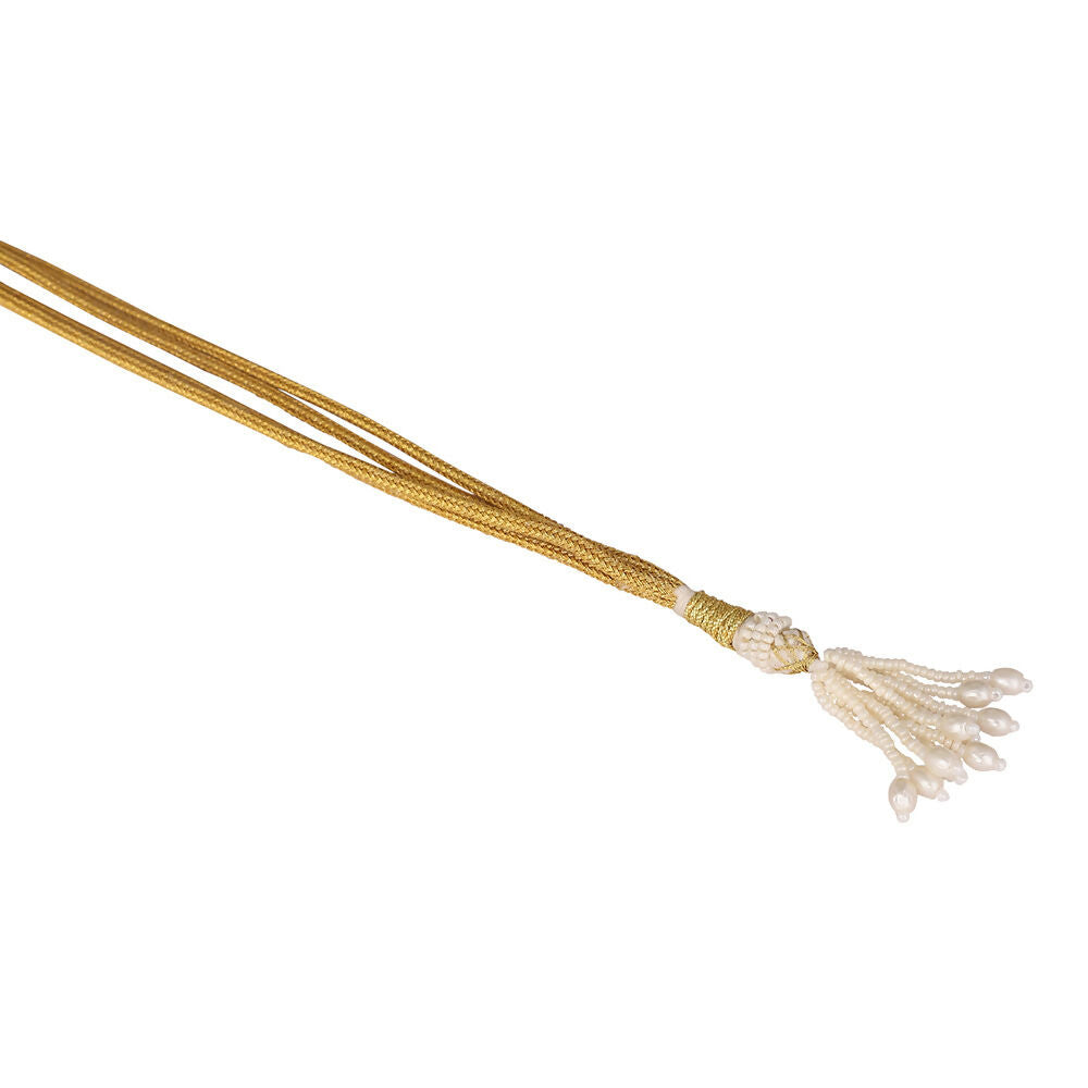 Nuyug 22K Gold Plated Azure Dusk Kundan Necklace