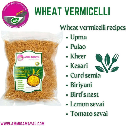 Ammi Samayal Wheat Vermicelli (Semiya/Sevai) and Country Sugar Combo - Distacart
