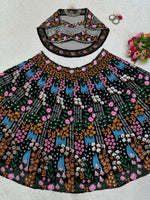 Thumbnail for Jyoti Fashion Women's Multicolor Faux Georgette Sequins with Thread Embroidered Designer Lehenga Choli Set - Distacart