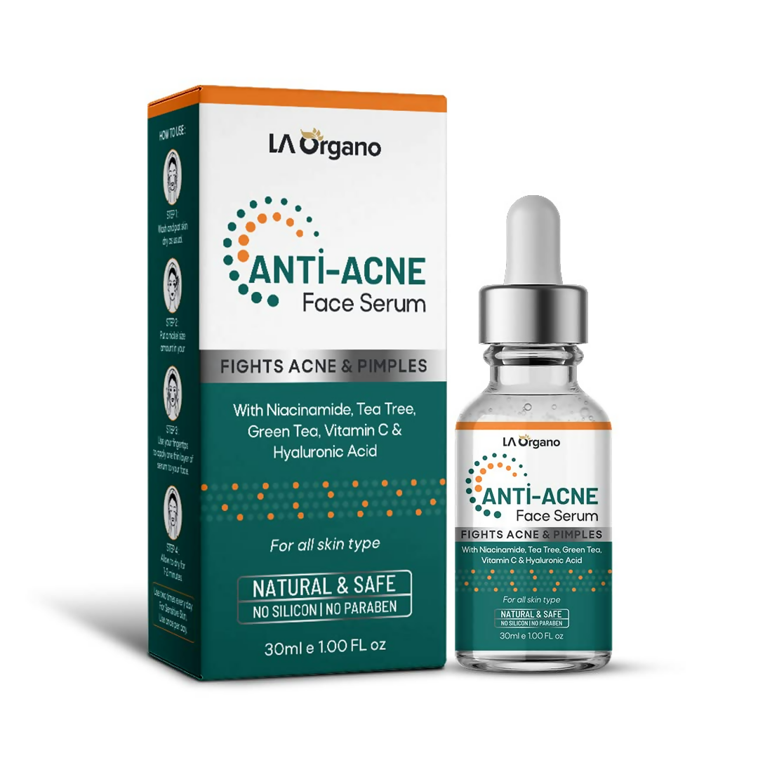LA Organo Anti Acne Face Serum - Distacart