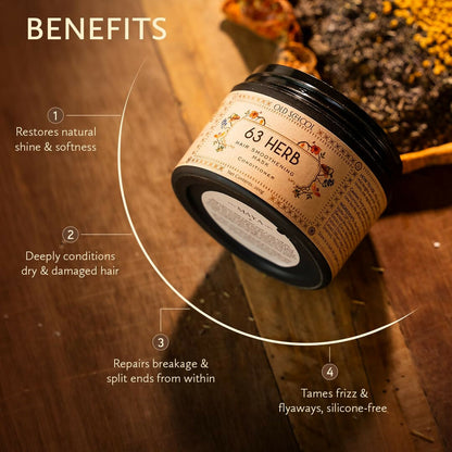 Old School Rituals 63-Herb Hair Smoothening Mask - Dista