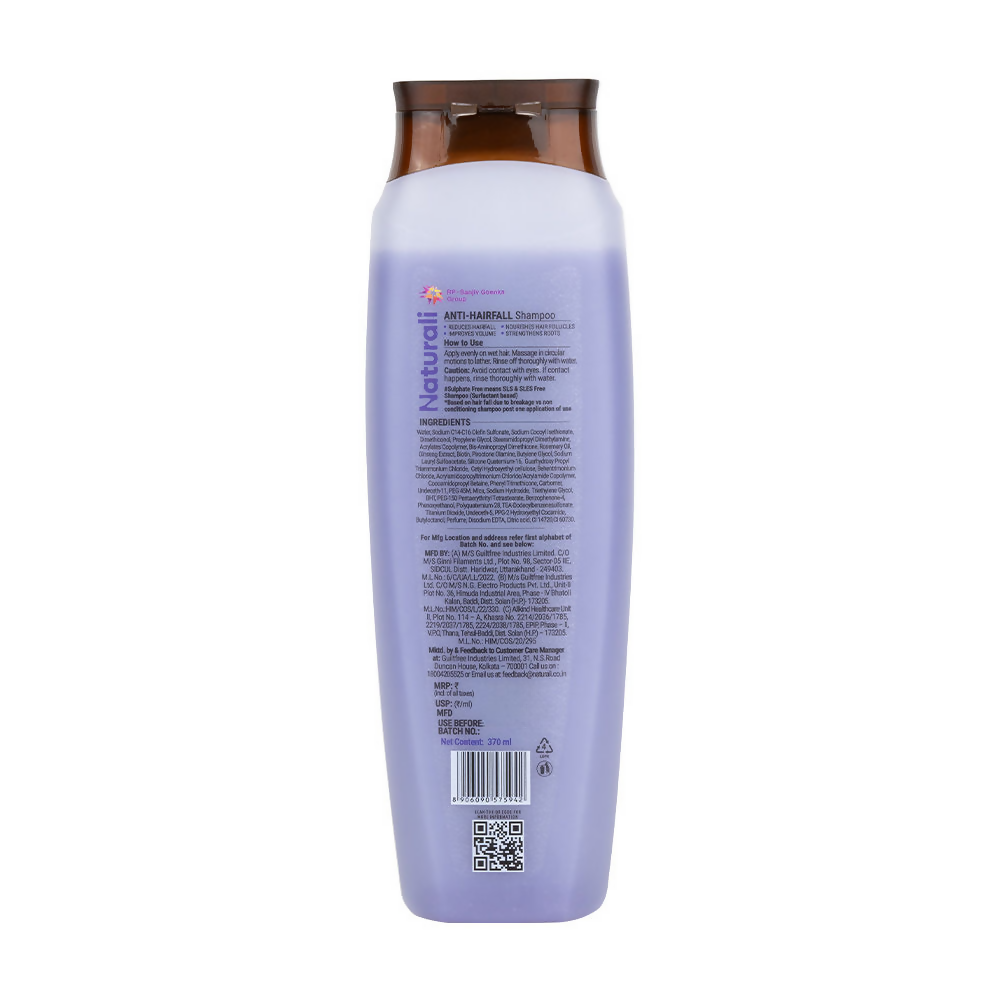 Naturali Anti-Hairfall Shampoo with Rosemary Oil & Ginseng Extract