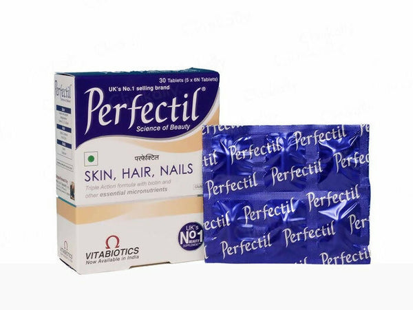 Perfectil Skin Hair Nail Supplement Tablets - Distacart