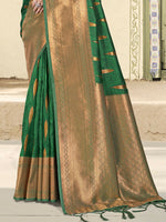 Thumbnail for Astita Silk Green Saree