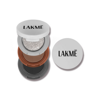 Lakme 9 To 5 Eyeconic Cream Powder Eyeshadow Stack - Smokey Diva - Distacart