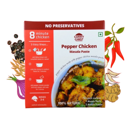 CurryChief Pepper Chicken Masala Paste - Distacart