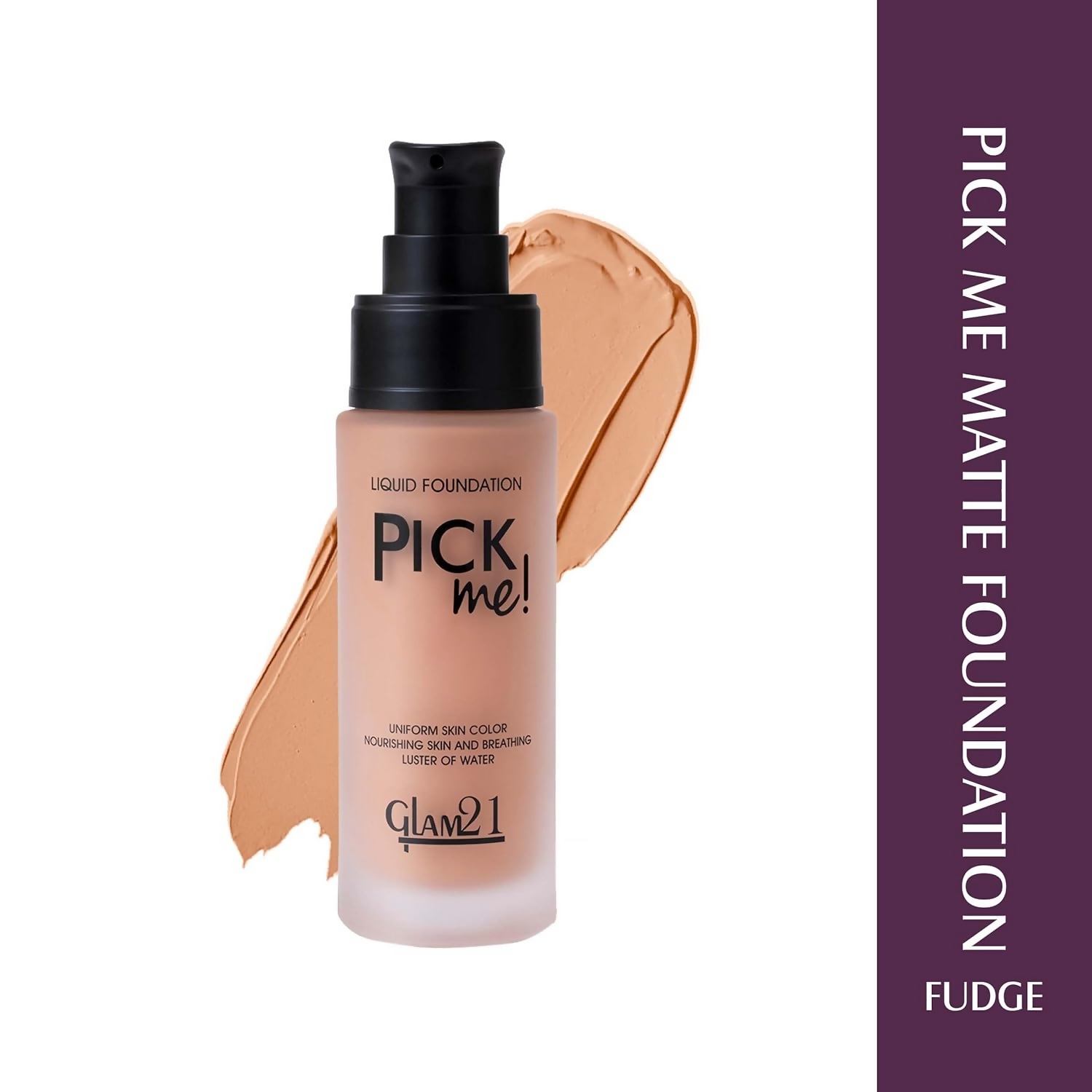 Glam21 Pick Me Matte Foundation - Fudge - Distacart