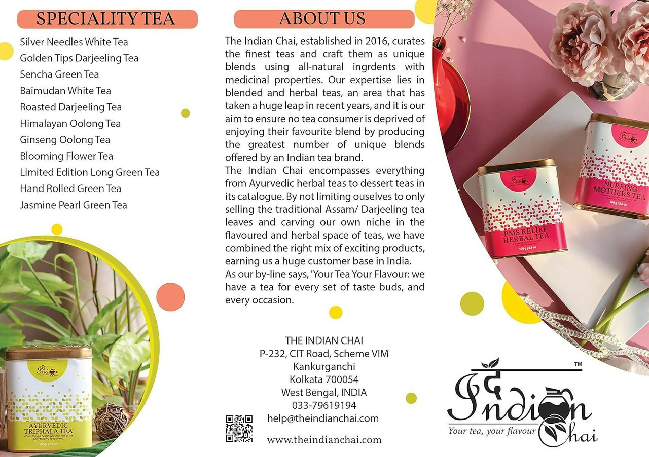 The Indian Chai - Ayurveda Wellness Tea 30 Pyramid Tea Bags - Distacart