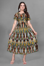 Thumbnail for Preksha Creation Georgette Women Long Maxi Dress Type Gown