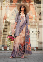 Thumbnail for Monjolika Fashion Multi Colour Silk Blend Digital Print Casual Classic Saree - Distacart