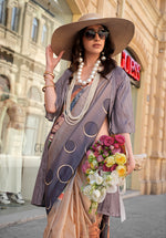 Thumbnail for Monjolika Fashion Multi Colour Silk Blend Digital Print Casual Classic Saree - Distacart