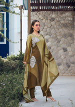 Thumbnail for Pramukh Fab Mustard Color Rayon Kurta Set - Distacart