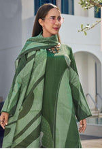 Thumbnail for Pramukh Fab Green Color Rayon Kurta Set - Distacart