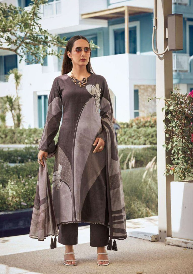 Pramukh Fab Coffee Color Rayon Kurta Set - Distacart