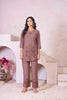 Pramukh Fab Coffee Color Rayon Co-ords Set - Distacart