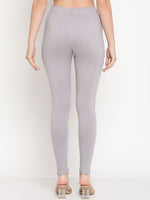 Thumbnail for TAG 7 Women Pack Of 2 Solid Comfort-Fit Ankle-Length Leggings - Distacart