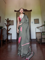 Thumbnail for Monjolika Fashion Satin Printed Multicolor Casual Saree - Distacart