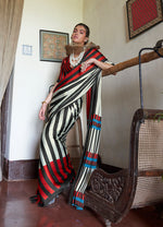 Thumbnail for Monjolika Fashion Satin Printed Multicolor Casual Saree - Distacart