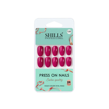 shills professional reusable press on nails oval spn530