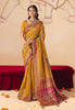 Monjolika Fashion Mustard Embroidered Silk Blend Saree - Distacart