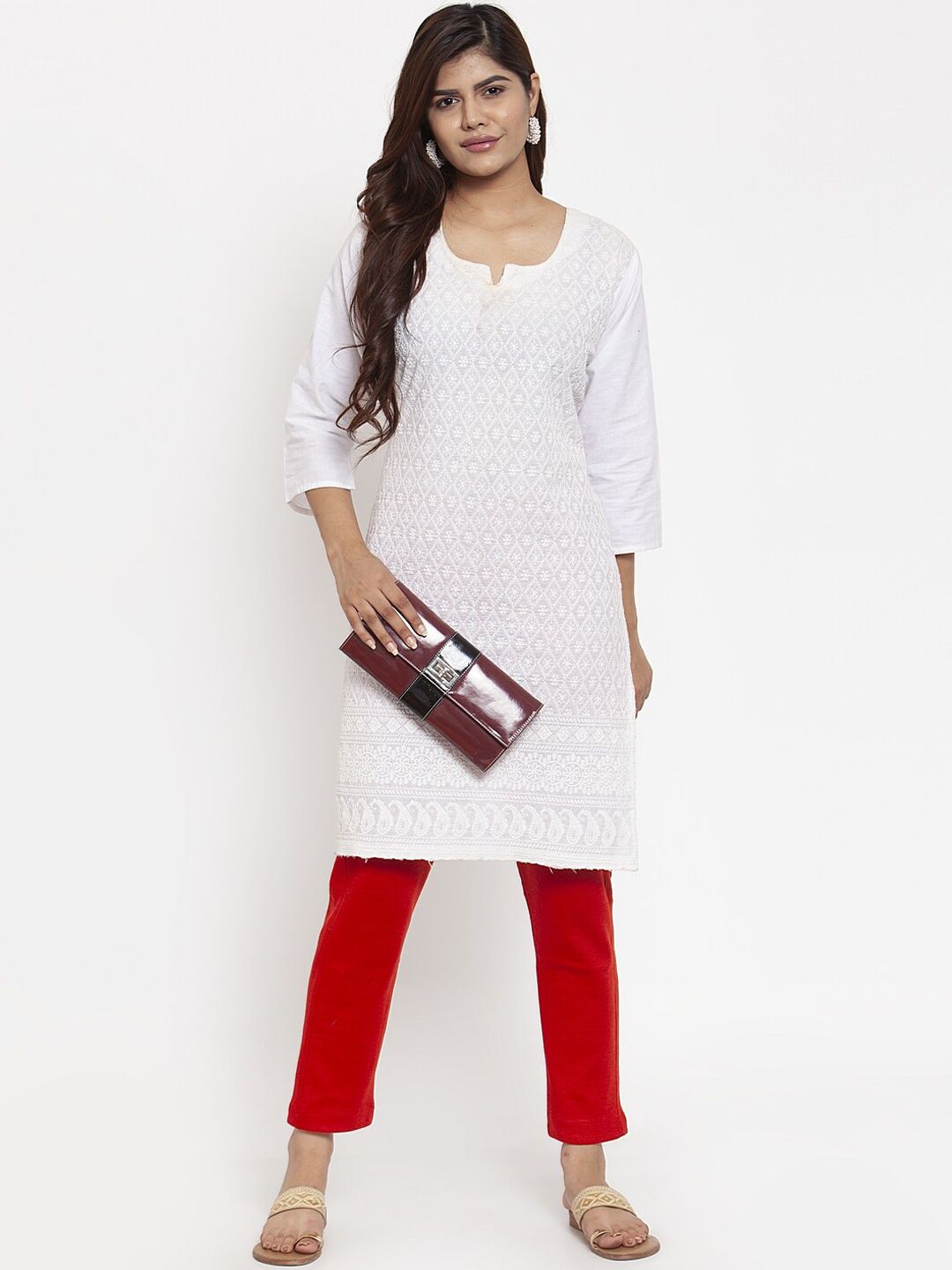 TAG 7 WOMEN WOOLEN KURTI PANT COMBO OF 2 - Distacart