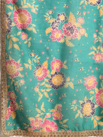Thumbnail for All About You Women Keyhole Neck A-Line Kurta & Dupatta - Distacart