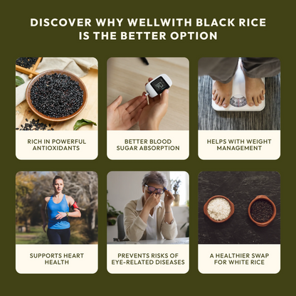 Wellwith Chak-Hao Black Rice - Distacart