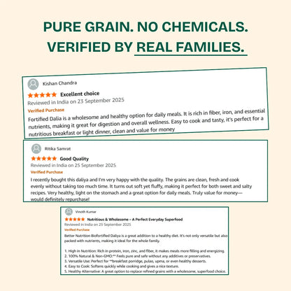 Better Nutrition Biofortified Daliya / Broken Wheat - Distacart