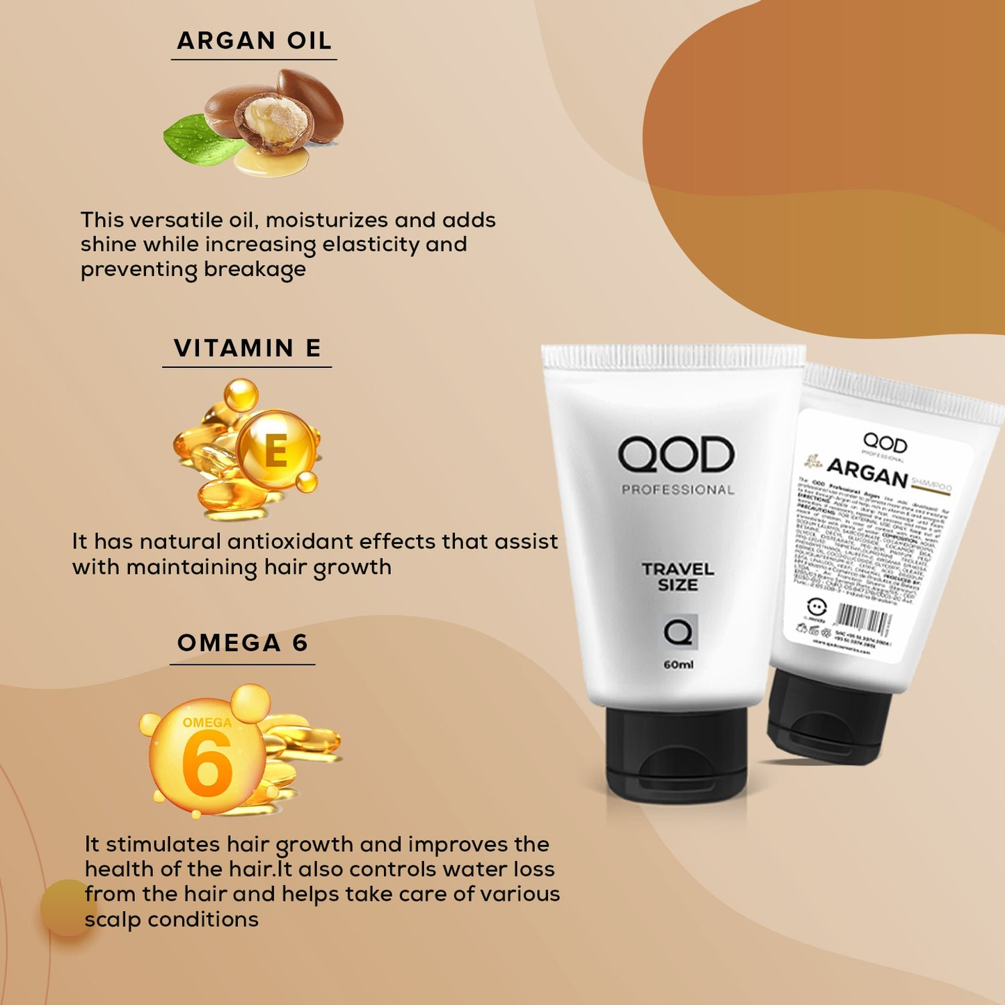 QOD Professional Argan Shampoo - Distacart