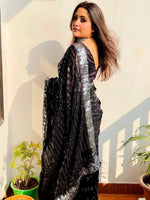 Thumbnail for Anouk Embellished Sequinned Saree - Distacart