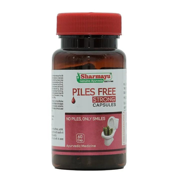 Sharmayu Ayurveda Piles Free Strong Capsules