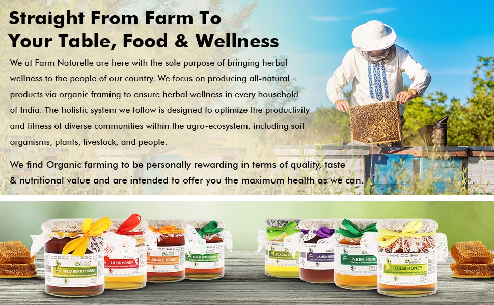 Farm Naturelle Immunity Herbs Infused In Wild Forest Honey - Distacart