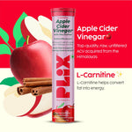 Thumbnail for PLIX The Plant Fix L-Carnitine ACV Effervescent Tablets - Apple Burst