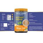 Thumbnail for Teacurry Ginger Instant Tea Premix - Premium Ginger Premix Tea with Real Ginger