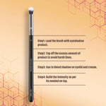 Thumbnail for Miss Claire M19 - Eyeshadow Blending Brush - Chrome