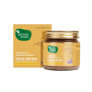 Mother Sparsh Turmeric & Kashmiri Saffron Face Ubtan Powder - Distacart