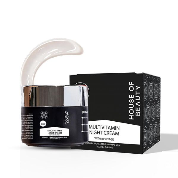 House Of Beauty Multivitamin Nourish Night Cream With Revinage For Face - Distacart