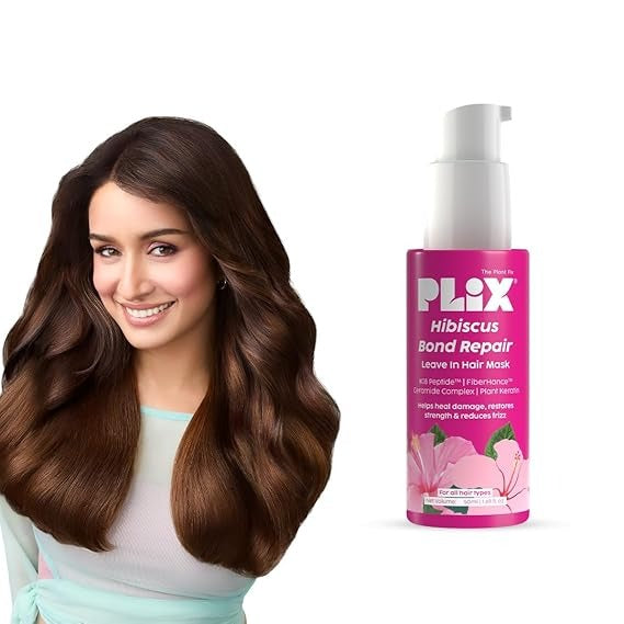 PLIX The Plant Fix Hibiscus Bond Repair Leave In Hair Mask - Distacart