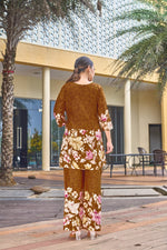 Thumbnail for Pramukh Fab Mustard Color Cotton Co-ord Set - Distacart