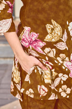 Thumbnail for Pramukh Fab Mustard Color Cotton Co-ord Set - Distacart