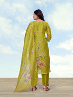 Thumbnail for Monjolika Fashion Pear Simar Kurta Set With Floral Print - Dista
