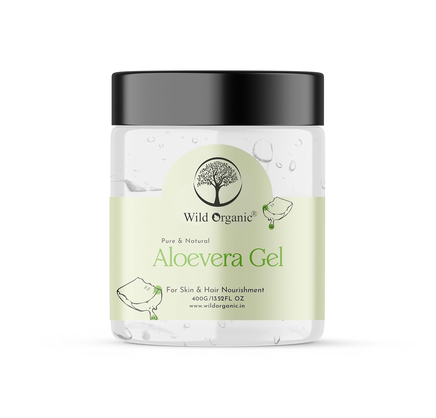 Wild Organic Pure & Natural Aloevera Gel - Distacart
