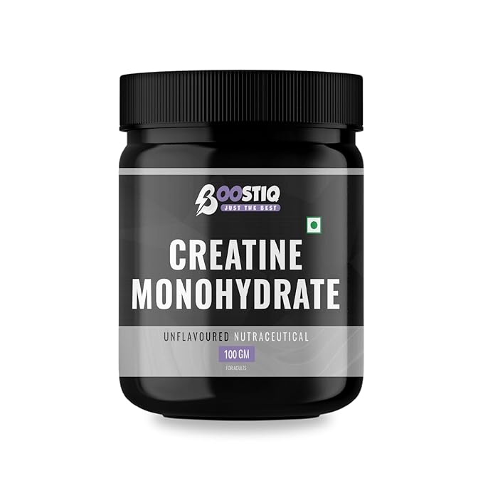 BOOSTIQ Creatine Monohydrate Powder - Unflavoured - Distacart
