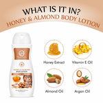 Thumbnail for Nuerma Science Honey Almond Advanced Nourishing Body Lotion | Deep Hydrating Moisturizer - Distacart