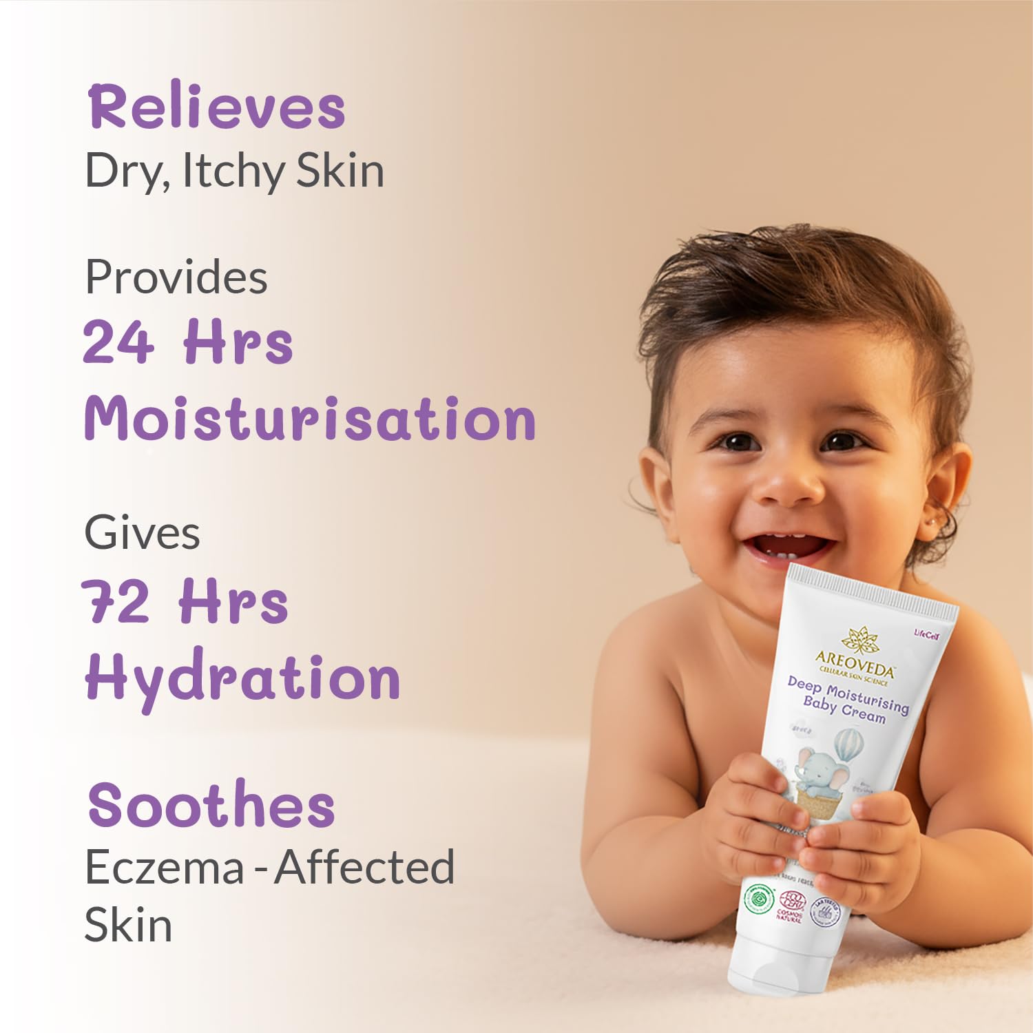 AreoVeda Deep Moisturising Baby Cream