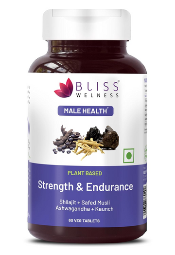 Bliss Welness Sj Ashwagandha Kaunj Safed Musli Tablets - Dista