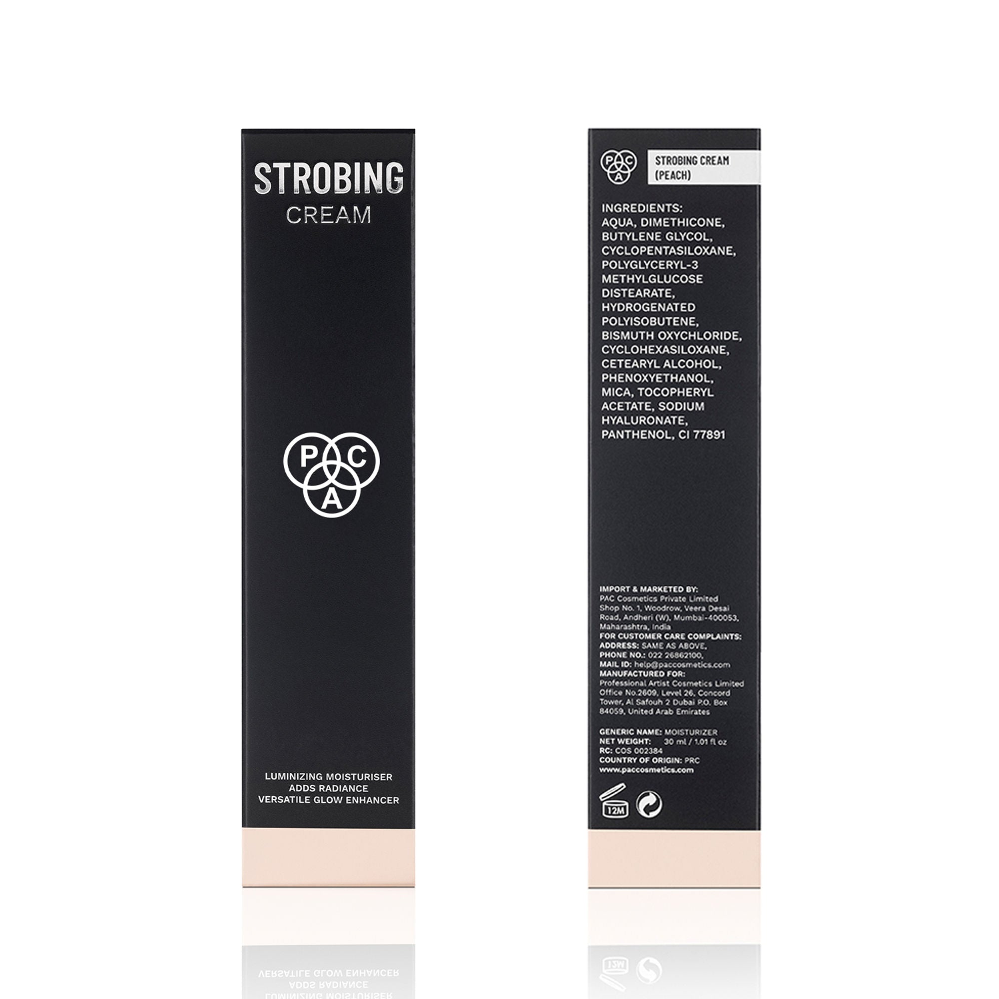 PAC Studio Strobing Cream - Peach - Distacart