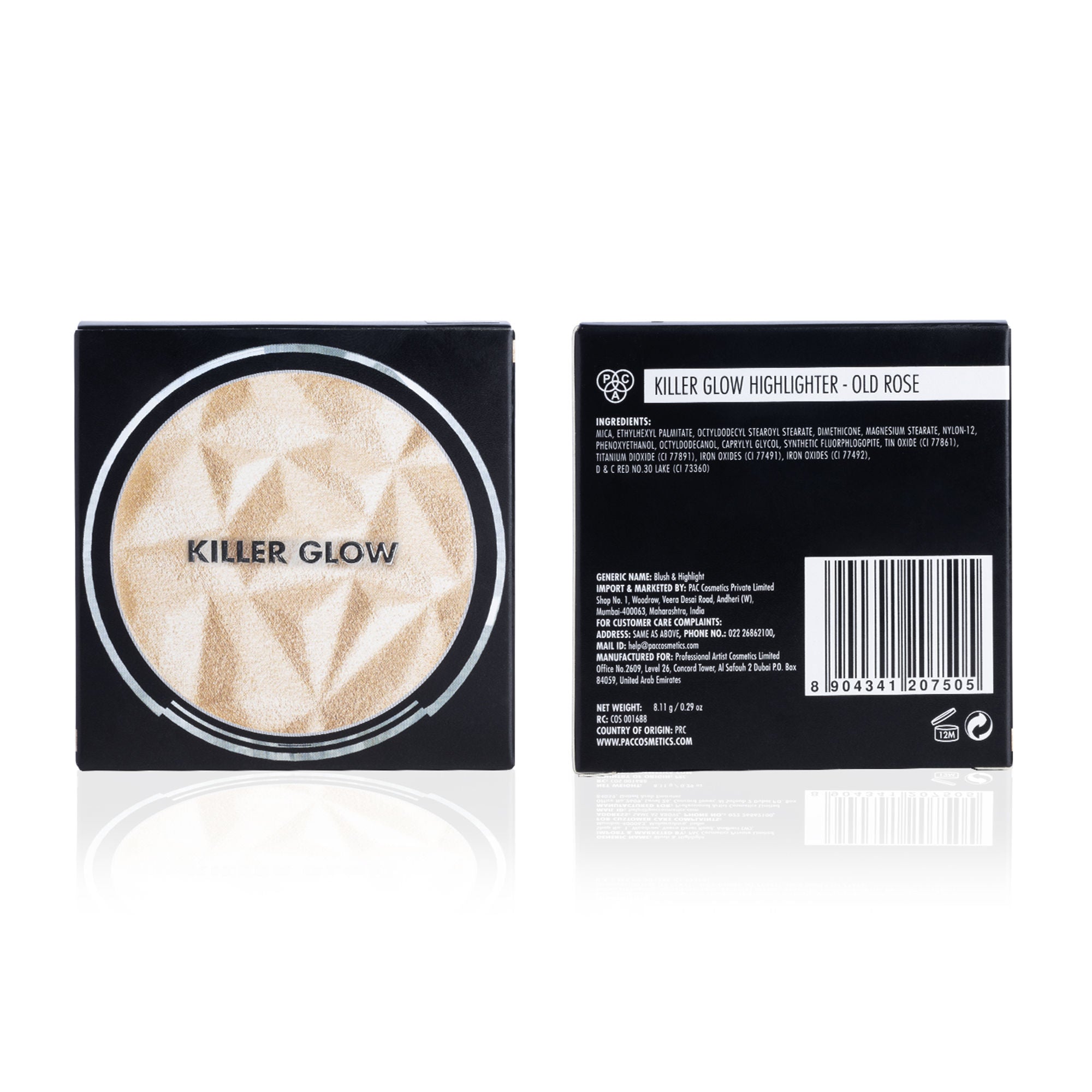 PAC Studio Killer Glow - Old Rose - Distacart