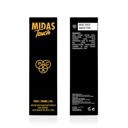 PAC Studio Midas Touch Makeup Fixer - Glow Setting Spray, Non - Sticky, Infused With Pearlescent Particles - Distacart