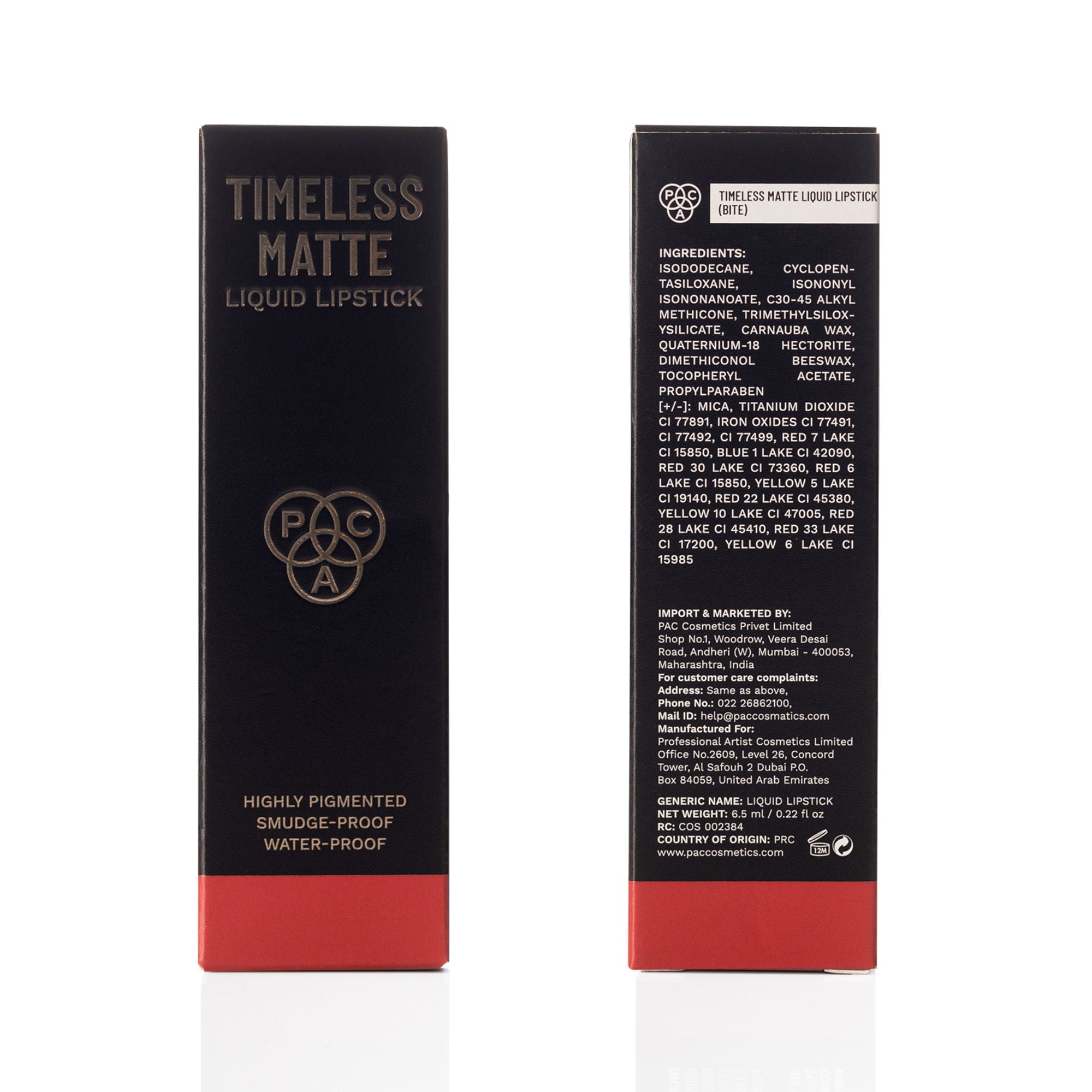 PAC Studio Timeless Matte Liquid Lipstick - Bite - Distacart